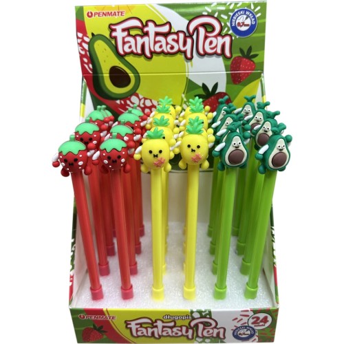 Długopis fantazyjny FRUIT 0,8mm niebieski TT8988 PENMATE