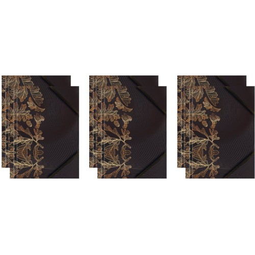 Teczka kartonowa A4 z gumką narożną ZŁOTE LIŚCIE BT601-B3 TETIS