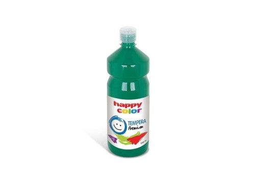 Farba TEMPERA Premium 1000ml ciemnozielona HAPPY COLOR 3310 1000-52
