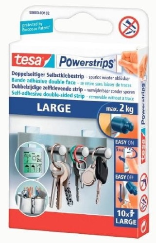 Plastry samop. 8szt.+Haczyki 5szt.TESA POWERSTRIPS Deco 58900-00017-0
