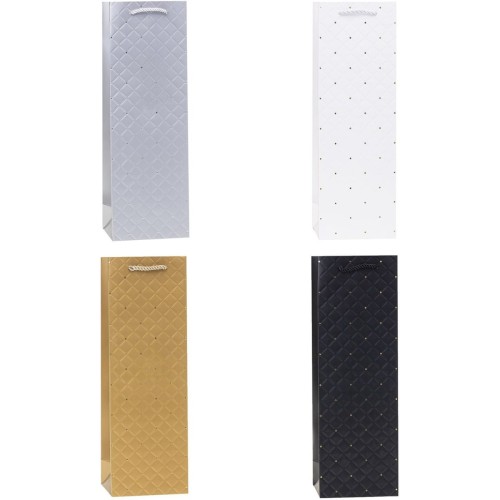 Torebka prezentowa 12x36x9cm TBG-24199-BB-HS emboss ROZETTE