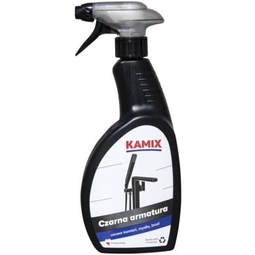 Płyn KAMIX CZARNA ARMATURA do czyszczenia kolorowej armatury 500ml