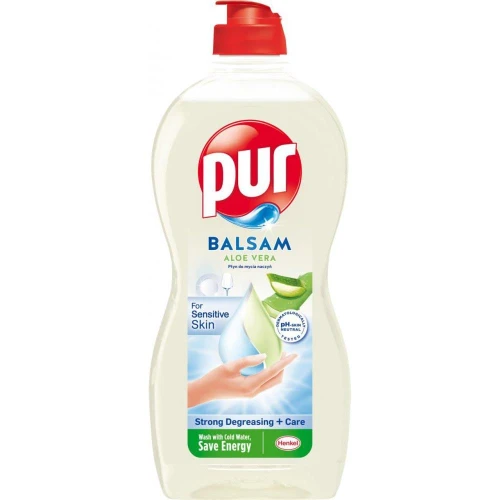 ae55ef91ddf7de031dde77bb0bc0c539.jpgPłyn do mycia naczyń PUR 450 ml balsam aloesowy