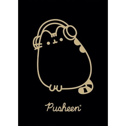 Zeszyt szkolny A5 60 kartek w kratkę laminowany PUSHEEN ST.MAJEWSKI