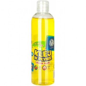 Klej szkolny w płynie transparentny 250ml żółty 401119007 ASTRA