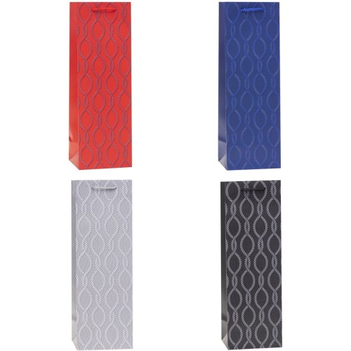 Torebka prezentowa 12x36x9cm TBG-24049-HS-BB ROZETTE