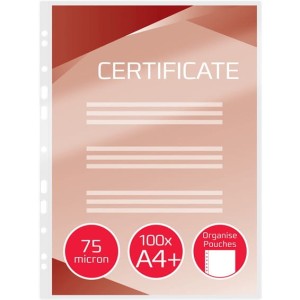 Folia do laminacji GBC Organise A4 75mic przezroczyste 41664E