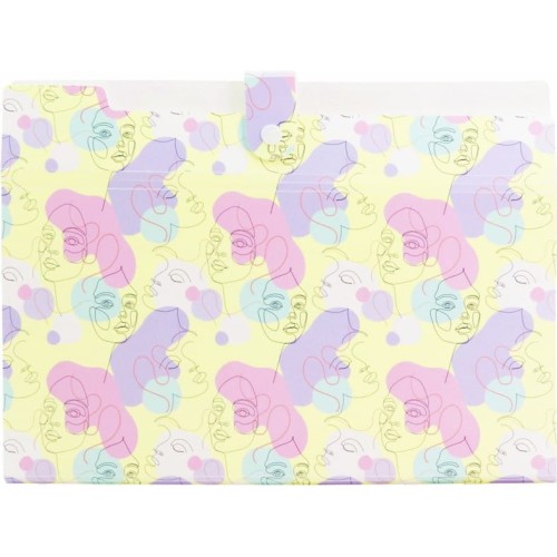 Teczka harmonijkowa A4 PP 5 przegródek z nadrukiem WOMEN THN-A4-42 BIURFOL