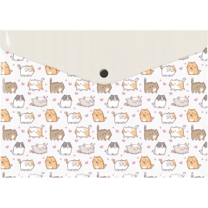 Teczka kopertowa A4 PP z nadrukiem KITTENS TKN-A4-35 BIURFOL