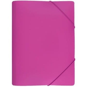 Teczka z gumką A4 PP szeroka SP RÓŻOWA TGS-01-10 BIURFOL