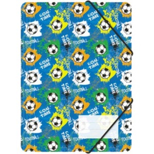 Teczka z gumką A4 PP z nadrukiem FOOTBALL TGN-A4-34 BIURFOL