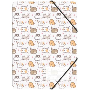 Teczka z gumką A4 PP z nadrukiem KITTENS TGN-A4-35 BIURFOL