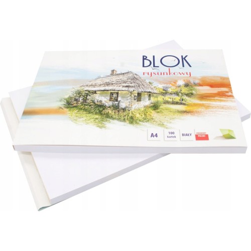 Blok rysunkowy A4 100k KRESKA
