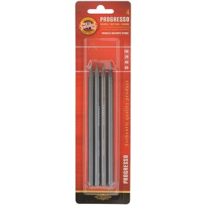 Ołówek PROGRESSO zestaw 4szt- HB,2B,4B,6B KOH-I-NOOR 9814