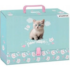 Teczka z rączką A4/95mm KITTY 559315 STARPAK