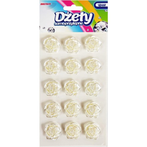 Dżety DSK4 Róże białe 15szt. BREWIS