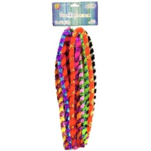 Druty pluszowe przeplatane mix 9mm x 50cm DP-0217 ALIGA
