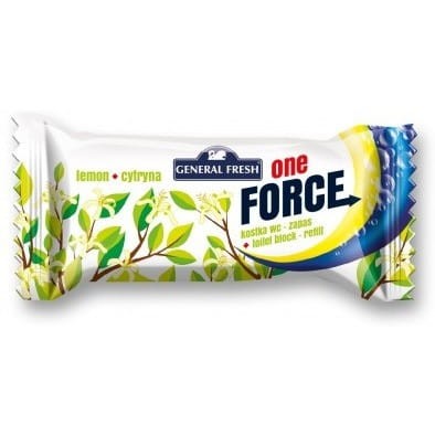 Kostka zapas do WC FORCE ONE 40g cytryna 16368