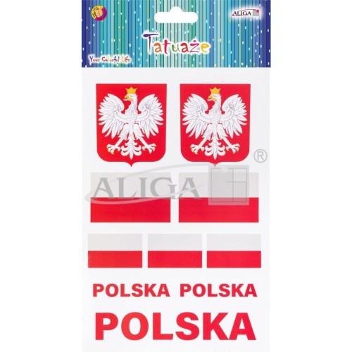 Tatuaże do ciała 14x21cm TAT-0673 ALIGA
