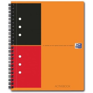 Kołonotatnik A4 80K linie PP OXFORD Activebook International 100102994