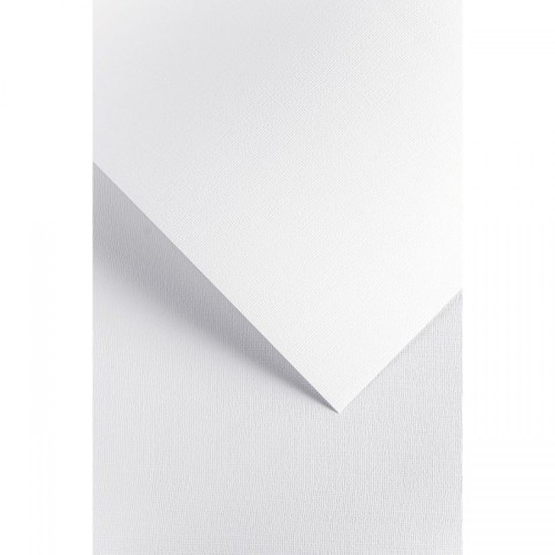 Karton ozdobny A4 Len biały 220g. (20ark.) 201831 Galeria Papieru