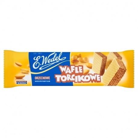 Wafle WEDEL TORCIKOWE ORZECHOWE MINI 160g