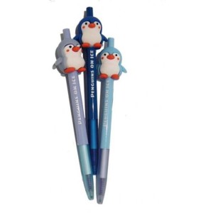 Długopis ścieralny automatyczny Flexi Abra Kolori Klik Peguin niebieski TT8823 Penmate