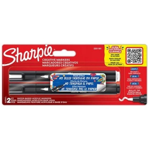 Markery permanentny SHARPIE 25 kolorów FINE 2220997