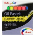 Kredki pastele olejne 6 kolorów fluorescencyjnych PHN-F6