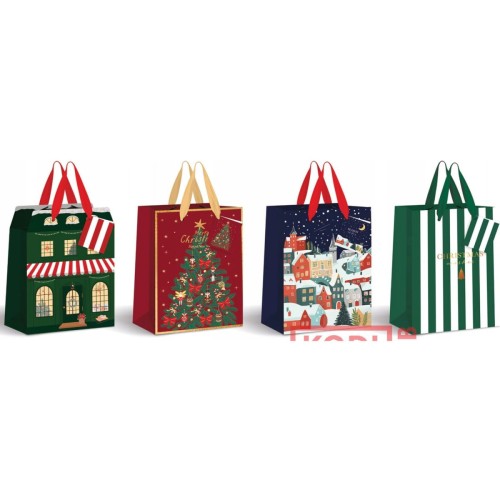 Torebka prezentowa duża Boże Narodzenie 190g 33x46x13cm INTERDRUK