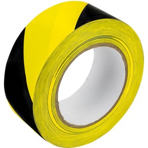 Taśma ostrzegawcza czarno-żółta 48x50m GRAND 130-1960