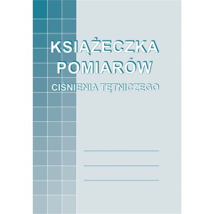 M-910-5 Książeczka pomiaru ciśnienia tętniczego Michalczyk i Prokop