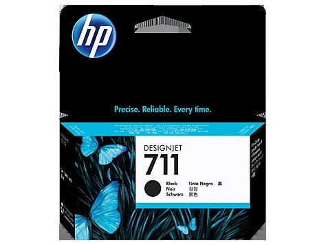 Tusz HP 711 (CZ129A) czarny 38ml Designjet T120/520