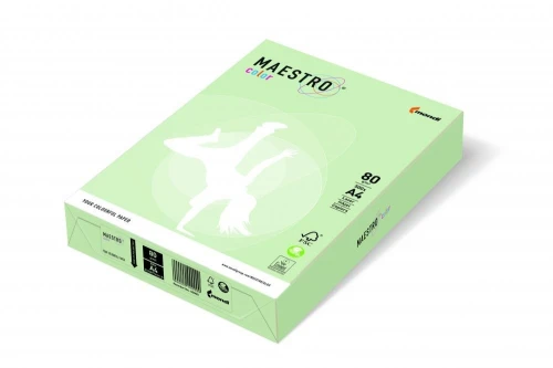 Papier ksero A4 80g MAESTRO COLOR GN27 pastel jasna zieleń