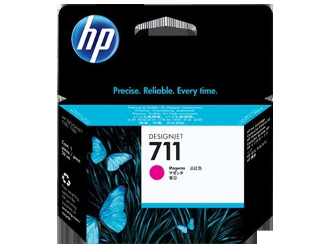 Tusz HP 711 (CZ131A) purpurowy 29ml DesignJet T120/520