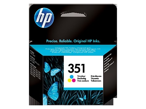 Tusz HP 351 (CB337EE) kolor 3,5ml/170str C4280/5280/4260/6410/5780/
