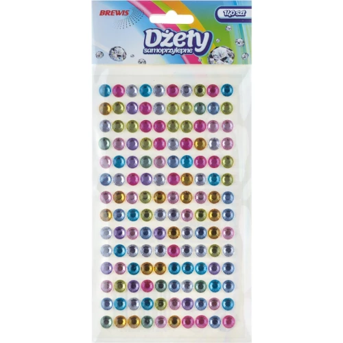 Dżety mix kolorów DS70 6mm 140szt. BREWIS