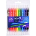 Flamastry dwustronne 12 kolorów TWINS 771023/AB4 KOH-I-NOOR