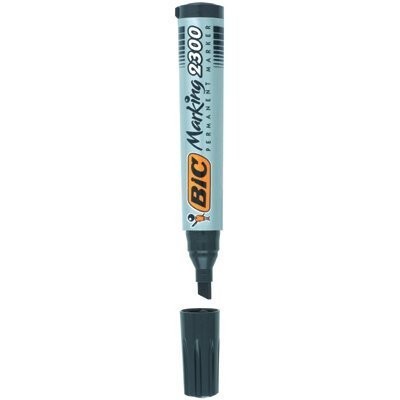 Markery permanentne BIC ECO 2300 mix 4 kolory ścięta końcówka 8209222