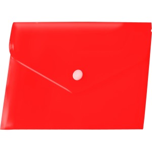 Koperta PP na zatrzask A4 czerwona (12 szt.) BT611-C TETIS