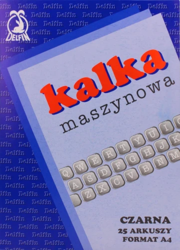 Kalka maszynowa A4 25 arkuszy DELFIN