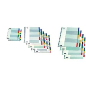 Przekładki do segregatora A4+ MAXI 12 sztuk PP kolorowe 100205086 OXFORD
