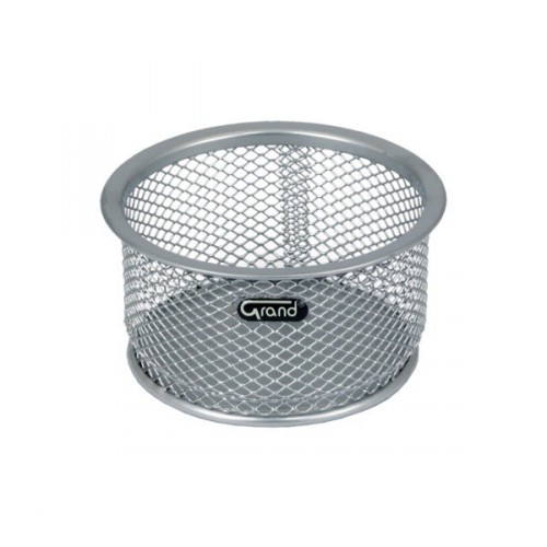 Pojemnik na spinacze srebrny metalowy GRAND 120-1120