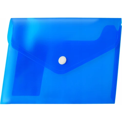 Koperta PP na zatrzask A4 niebieska (12 szt.) BT611-N TETIS