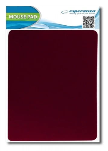 Podkładka pod mysz czerwona materiałowa ESPERANZA EA145R