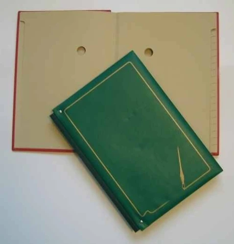 Teczka do podpisu 20k zielona harmonijkowa 920-004 WARTA