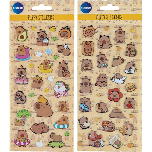 Naklejki ozdobne przestrzenne KAPIBARA 81270 CENTRUM