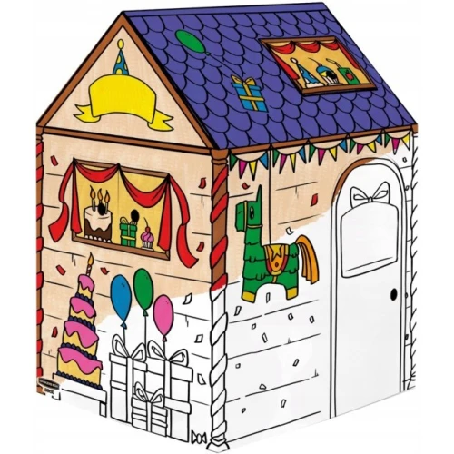 Domek do kolorowania URODZINY XL 100142505 FELLOWES