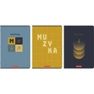 Zeszyt A4 16k pieciolinia MUZYKA pionowy 400206360 HERLITZ