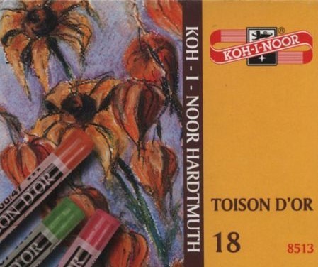 Kredki pastele suche 18 kolorów 8513 KOH-I-NOOR